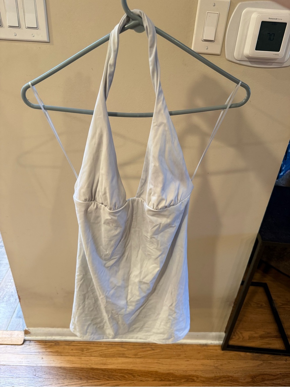 Garage White Halter Romper – Size P/S